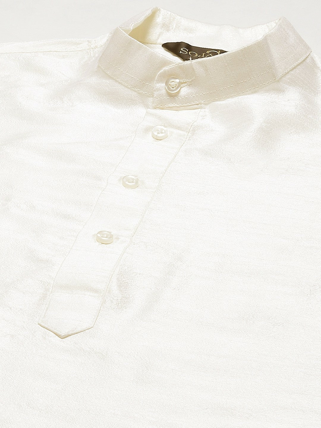 Men’s Classic White Kurta Set with Churidar & Nehru Jacket – Timeless Ethnic Ensemble
