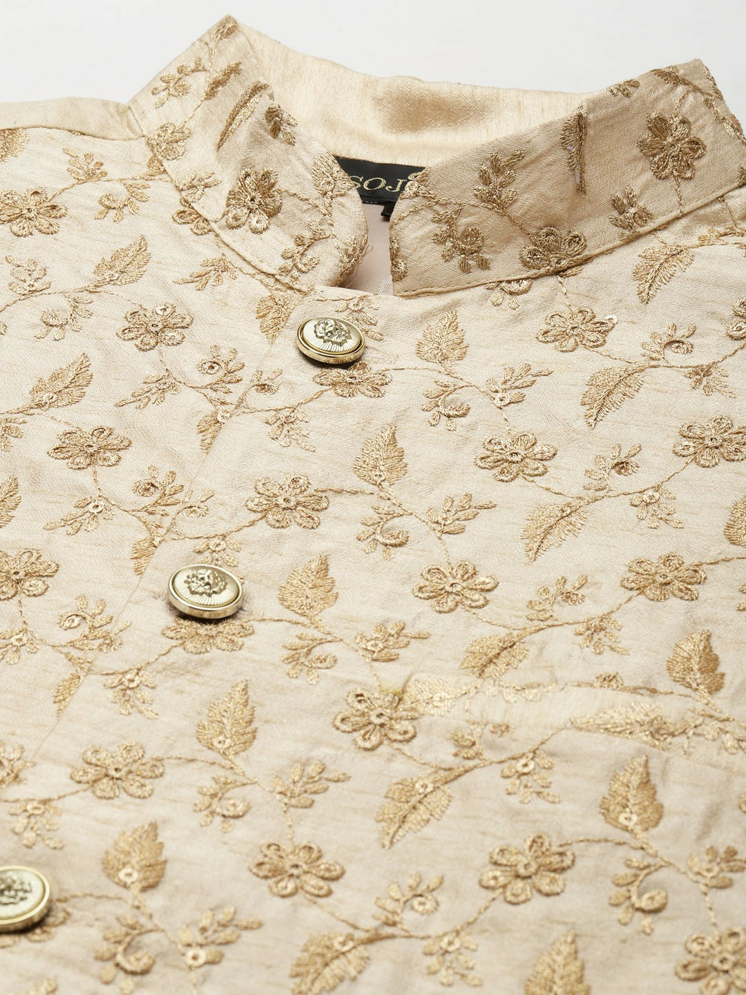 Men's Maroon Silk Blend Kurta Set with Pyjamas & Nehru Jacket – Traditional Elegance for Festive Occasions | Indiaista