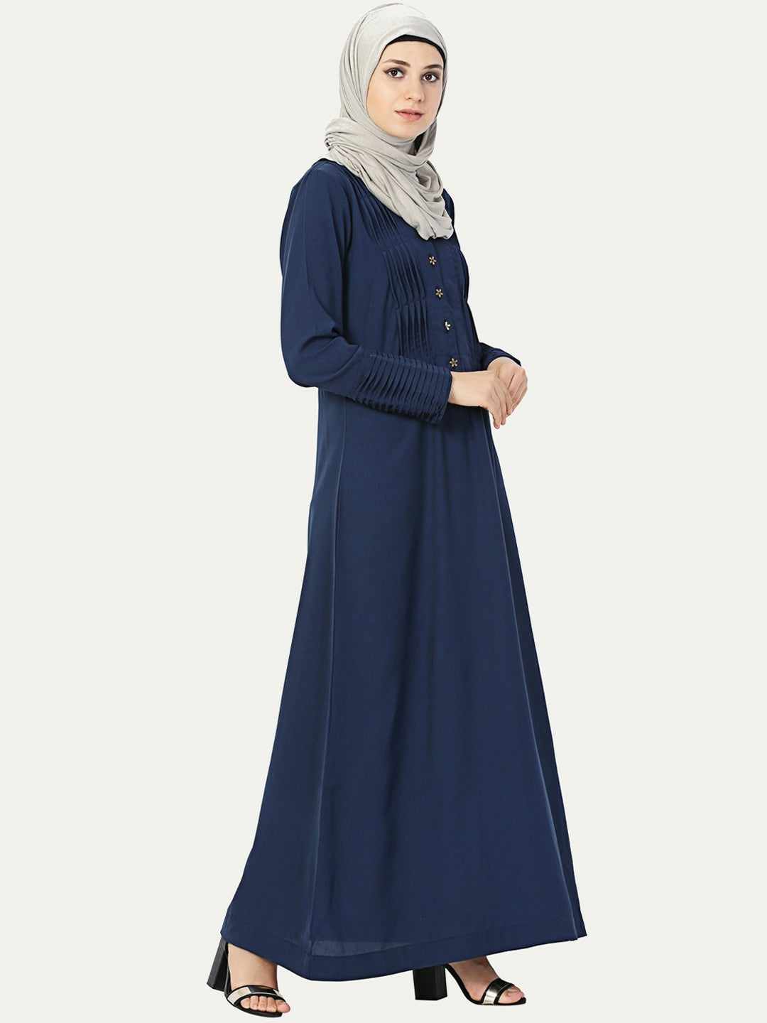 Navy Blue Abaya Burqa – Modest & Elegant Islamic Wear for Women