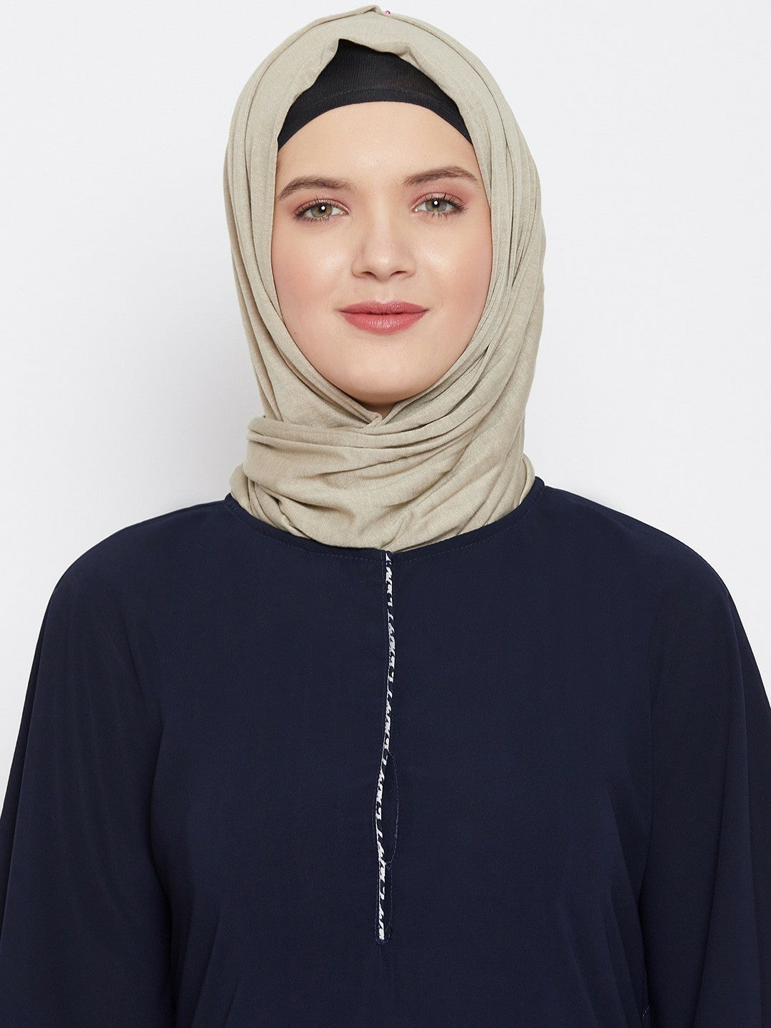 Navy Blue Longline Abaya Burqa for Women – Modest Islamic Wear with Long Sleeves