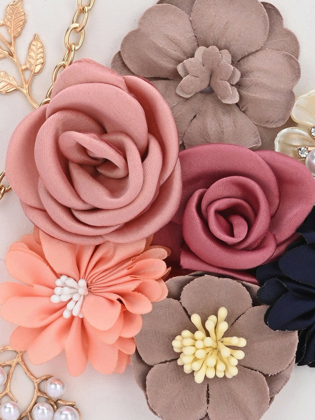 White & Black Embellished Box Clutch with Shoulder Strap