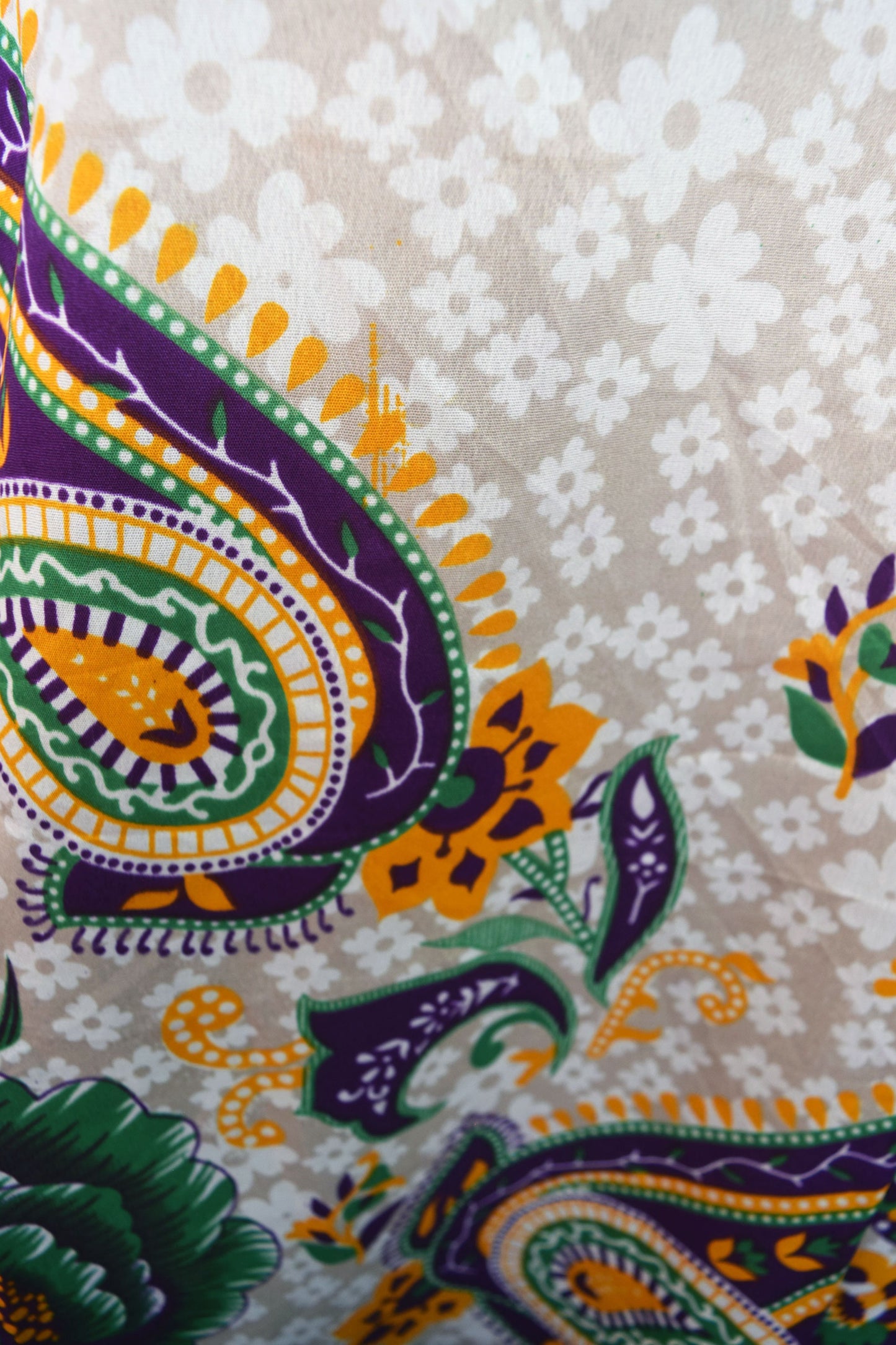 Women's Long Kaftan Dress – Boho Hippy Maxi, Plus Size Caftan Tunic, V-Neck, Floral Print | Indiaista