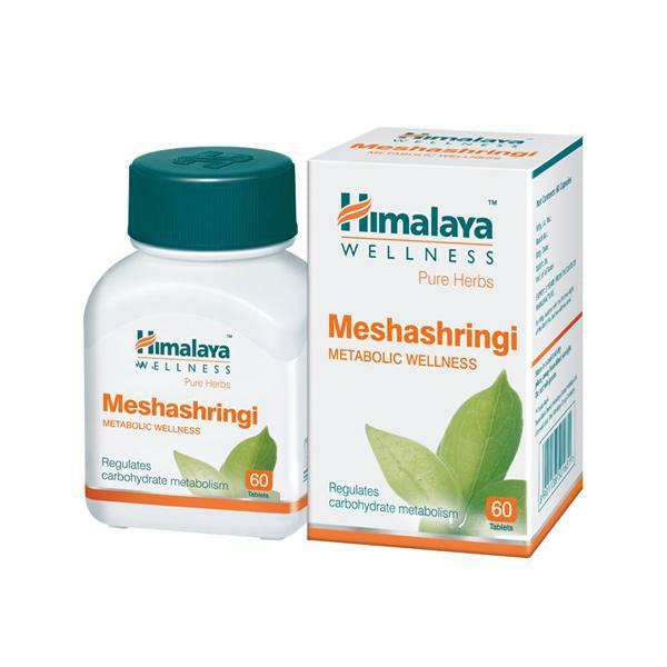 Himalaya Meshashringi Tablets – Ayurvedic Support for Healthy Sugar Metabolism (60 Tablets) | Indiaista