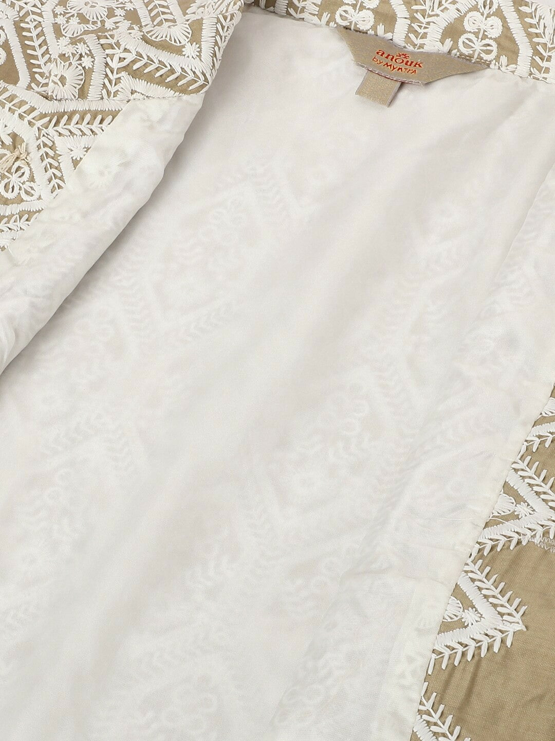 Buy Metalic & White Embroidered Nehru Jacket for Men - Stylish & Elegant | Indiaista