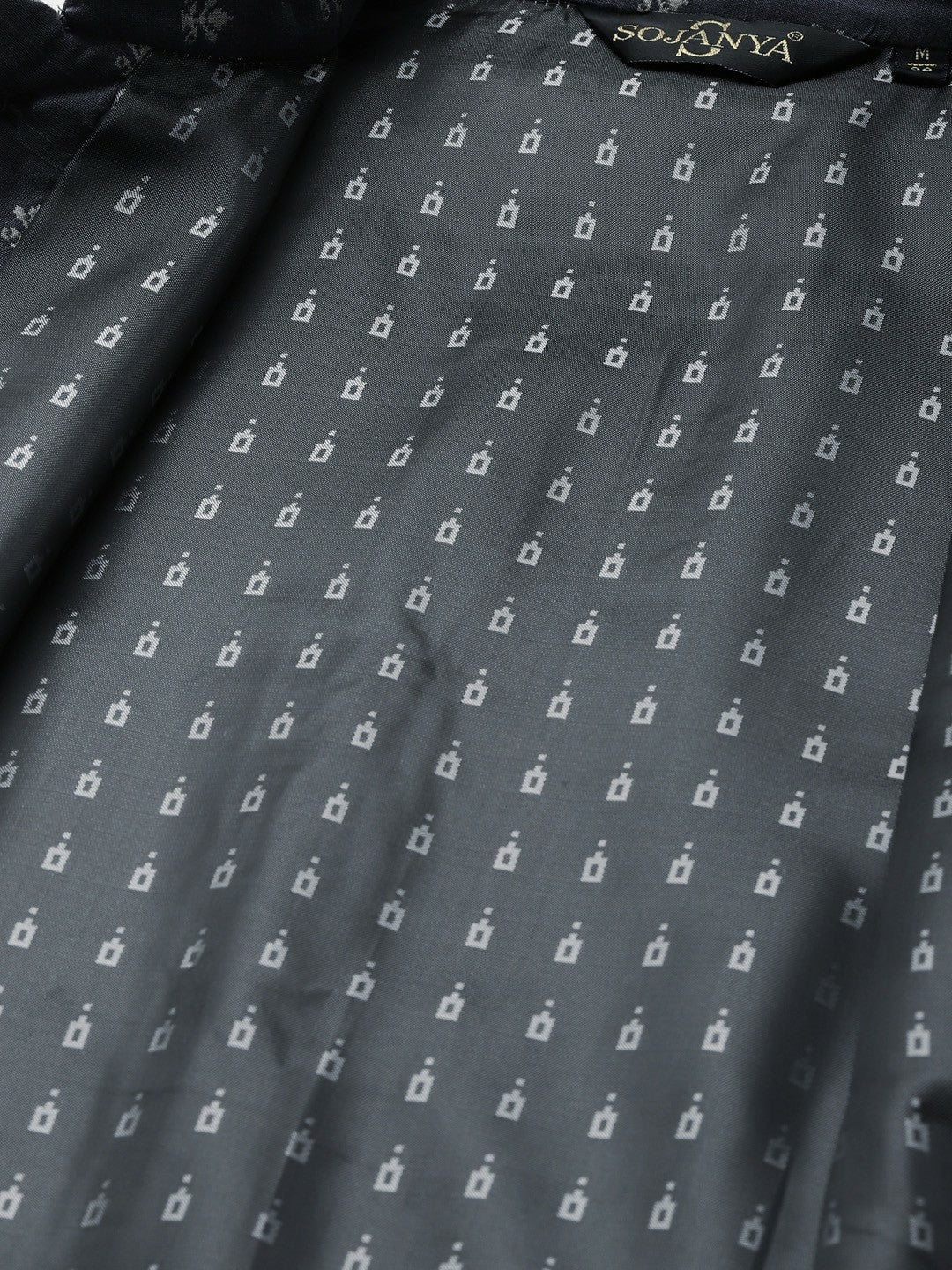 Men’s Grey Kurta Set with Churidar & Nehru Jacket – Sophisticated Traditional Ensemble