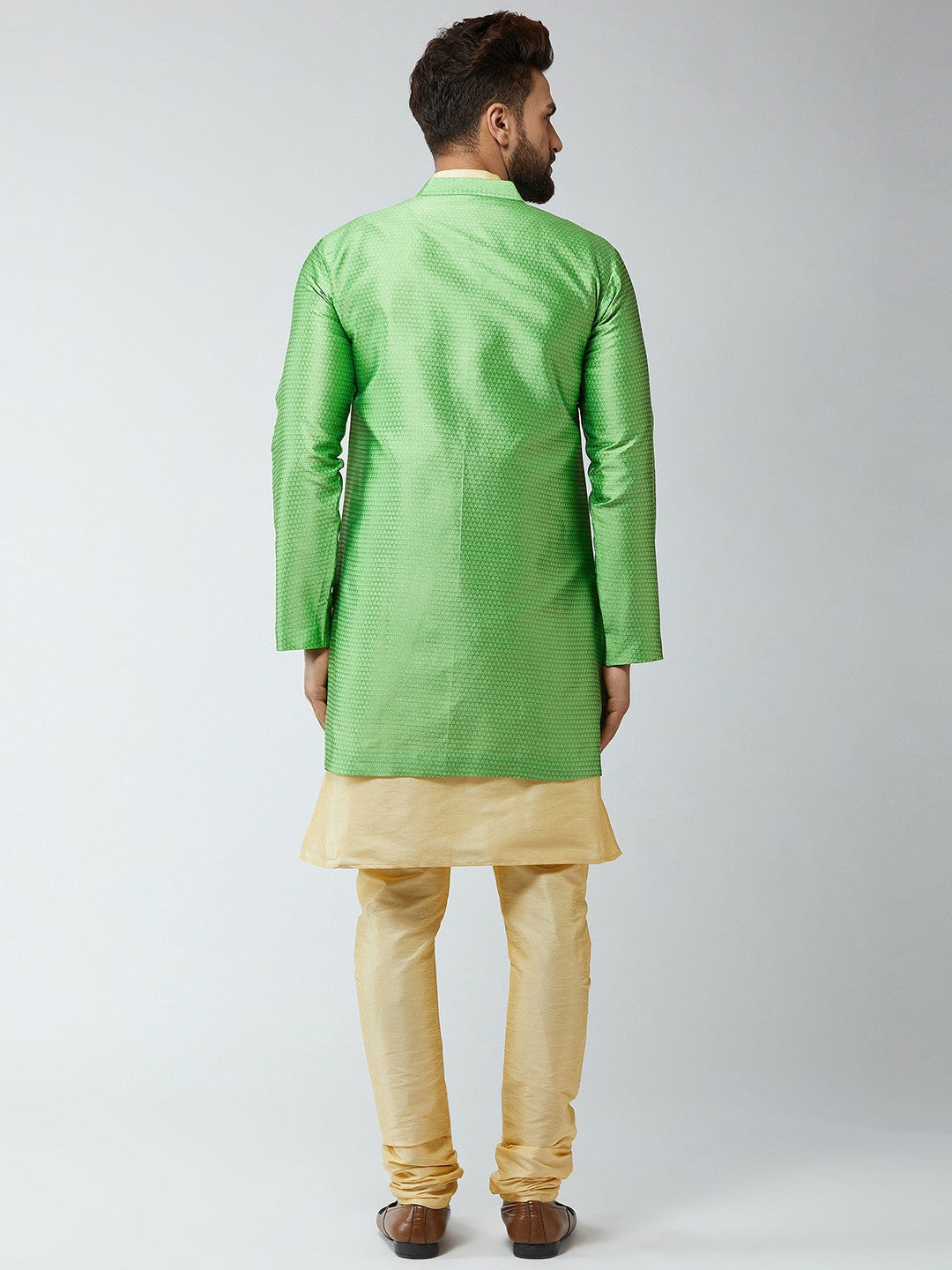 Buy Men's Sherwani Online – Gold, Black & Mustard Achkan | Indiaista