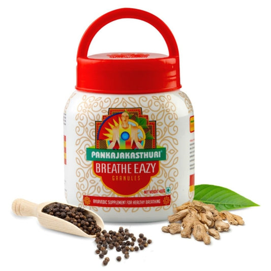 Pankajakasthuri Breathe Easy Granules 400g | Ayurvedic Relief for Asthma, Bronchitis & Allergies