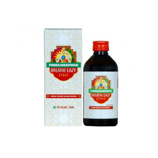 Pankajakasthuri Breathe Easy Syrup 200ml | Ayurvedic Relief for Respiratory Health