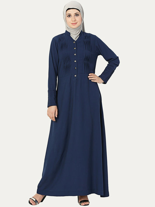 Navy Blue Abaya Burqa – Modest & Elegant Islamic Wear for Women