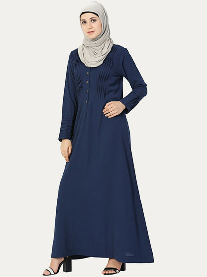Navy Blue Abaya Burqa – Modest & Elegant Islamic Wear for Women