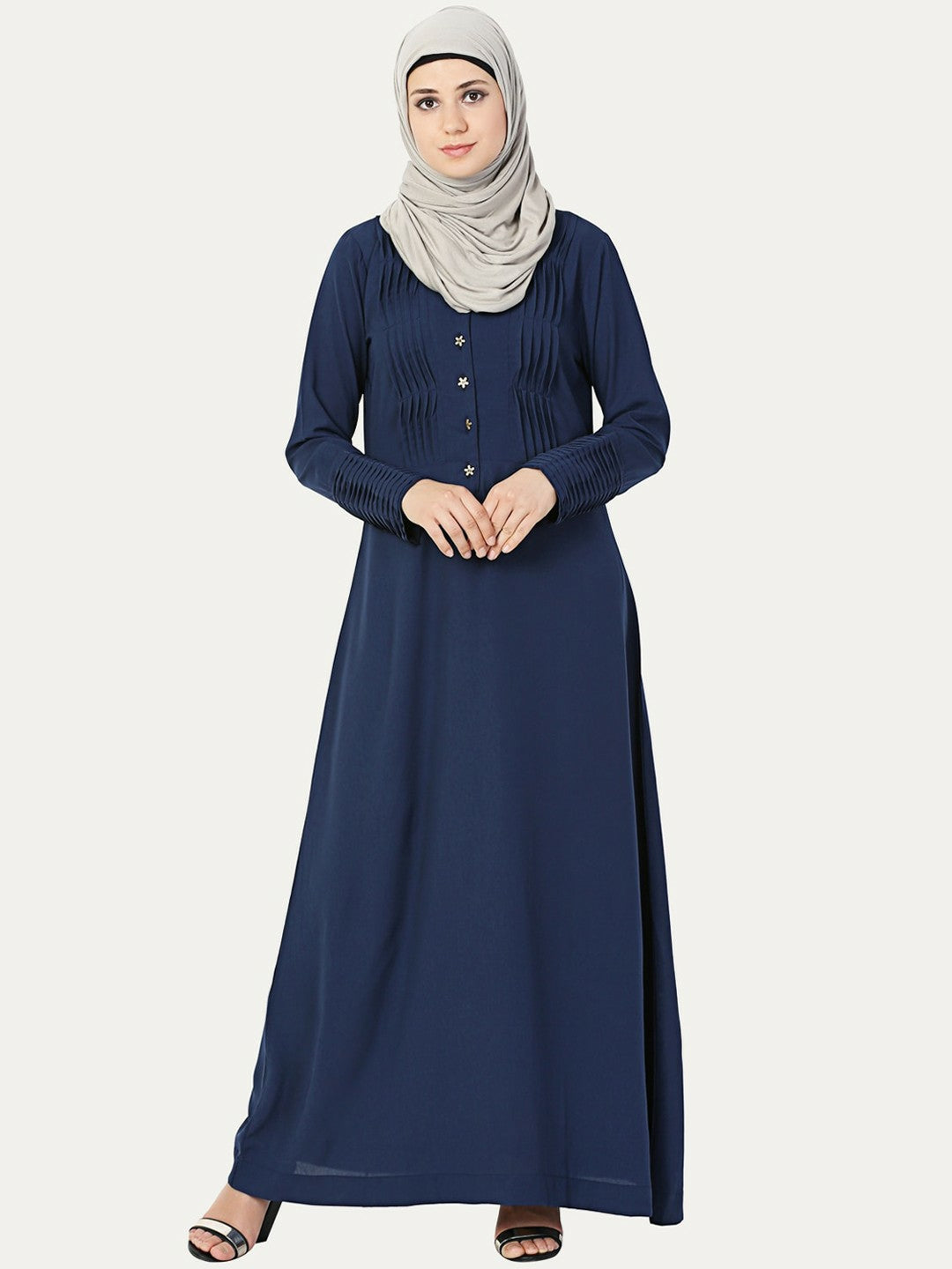 Navy Blue Abaya Burqa – Modest & Elegant Islamic Wear for Women