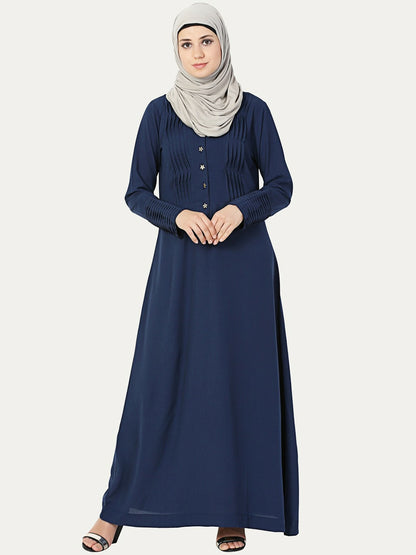 Navy Blue Abaya Burqa – Modest & Elegant Islamic Wear for Women