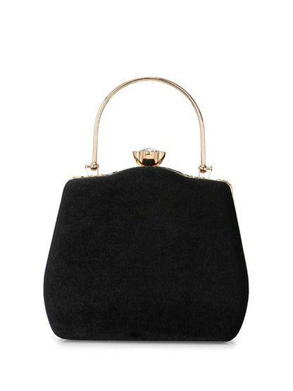 Embellished Box Clutch – Black & Yellow