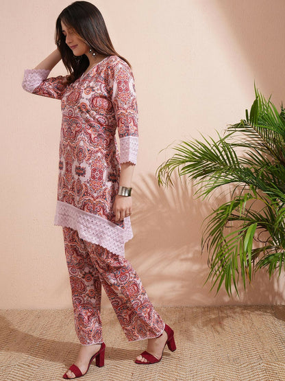 Women’s Printed Co-Ord Set – Stylish Top & Trouser | Indiaista