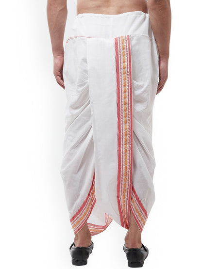 Men White Solid Dhoti Pants – Traditional & Stylish Ethnic Wear | Indiaista