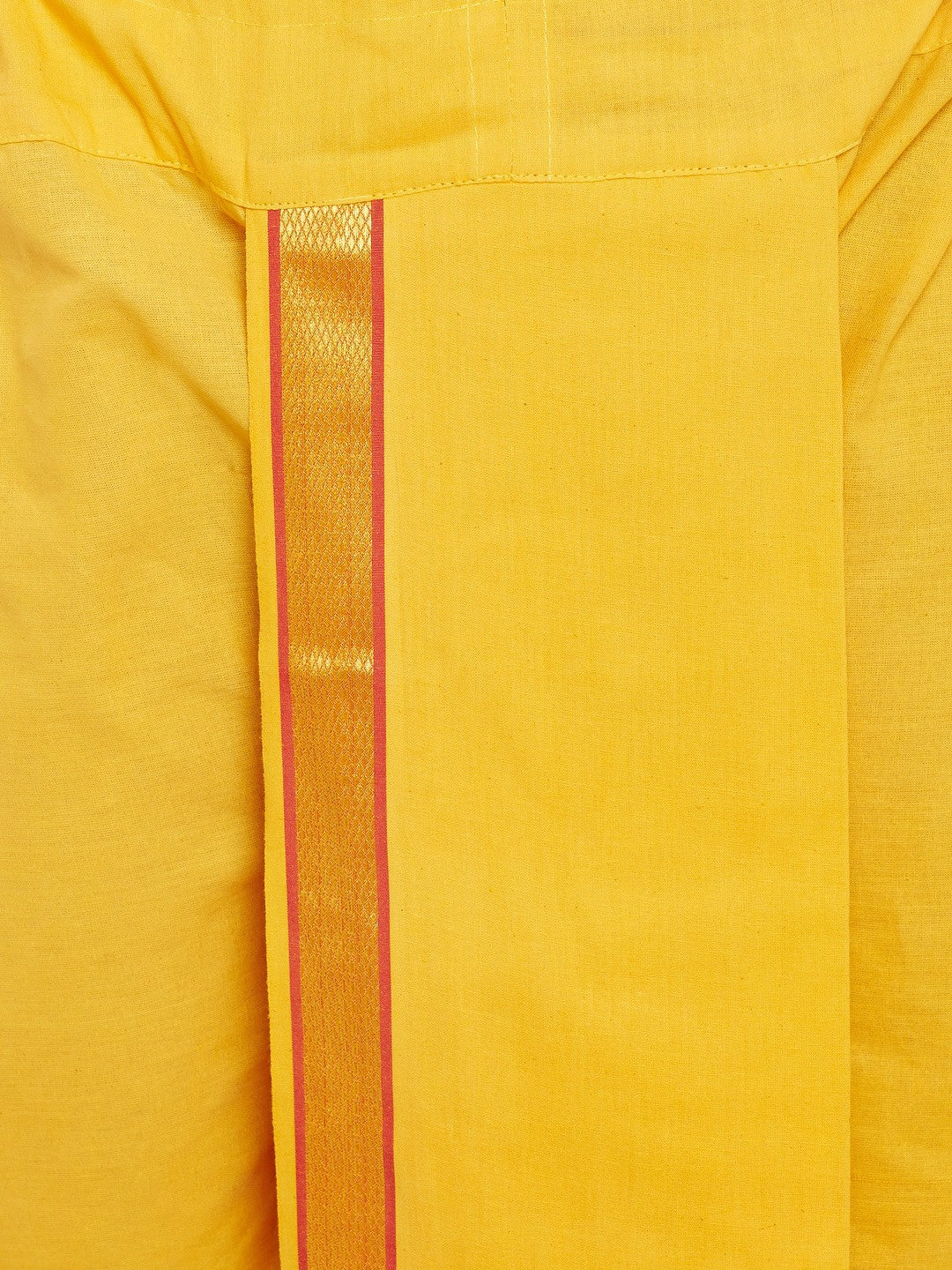 Buy Men’s Yellow Dhoti Pants with Zari Woven Detail | IndiaIsta