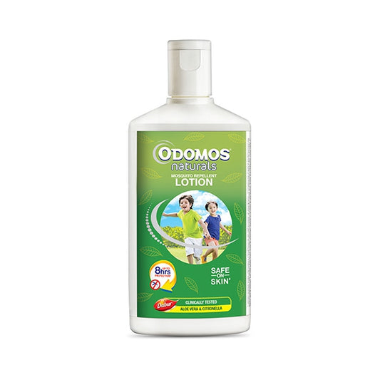 Dabur Odomos Naturals Mosquito Repellent Lotion 120 ml | Baby Safe Protection from Dengue & Malaria