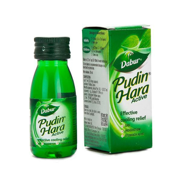 Dabur Pudin Hara Active Liquid 30 ml | Ayurvedic Relief for Indigestion, Gas & Acidity