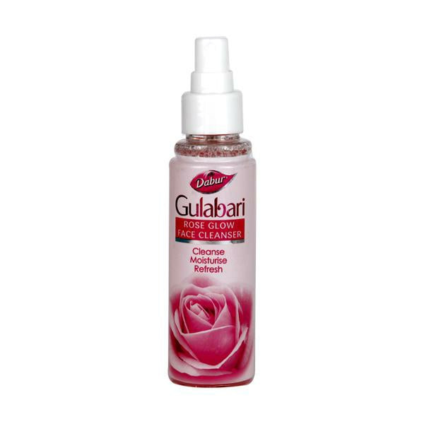 Dabur Gulabari Rose Glow Face Cleanser 100ml | 3-in-1 Cleanser for All Skin Types