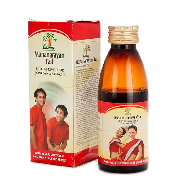 Dabur Mahanarayan Tail 100ml - Ayurvedic Medicated Oil for Joint & Muscle Relief | Strengthens Nerves & Ligaments