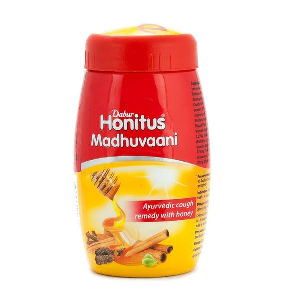 Dabur Honitus Madhuvaani 150 gm - Natural Ayurvedic Honey Cough Syrup for Cold & Throat Relief