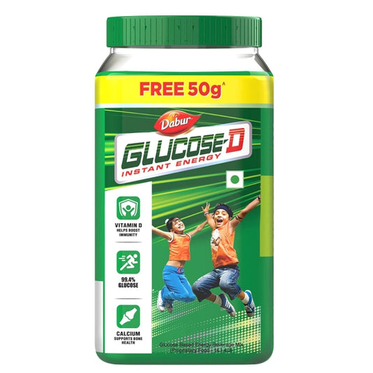 Dabur Glucose-D Powder 250g | Instant Energy with Vitamin D & Calcium