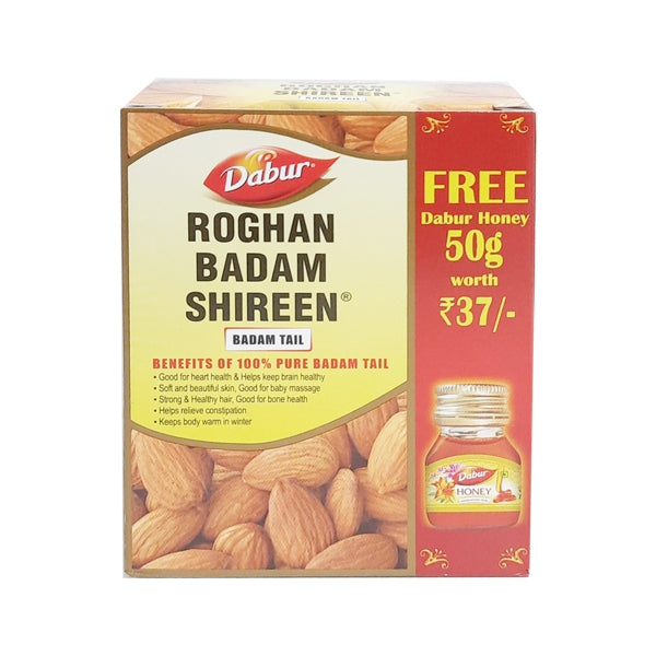 Buy Dabur & Hamdard Roghan Badam Shireen Sweet Almond Oil 50ml | Ayurvedic Vitamin E Enriched Oil for Skin & Hair Care