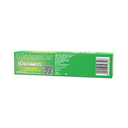 Dabur Odomos Naturals Mosquito Repellent Cream 50gm | Aloe Vera & Citronella Oil Protection