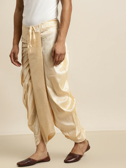 Buy Men’s Cream Coloured Solid Dhoti Pants Online – Stylish & Comfortable | Indiaista