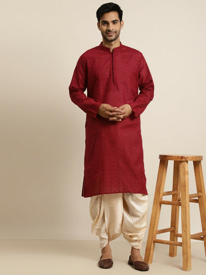 Buy Men’s Cream Coloured Solid Dhoti Pants Online – Stylish & Comfortable | Indiaista