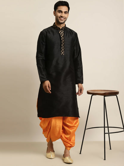 Men’s Mustard Yellow Solid Dhoti Pants – Traditional & Stylish | Indiaista