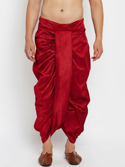 Buy Maroon Dhoti Pants for Men – Traditional & Stylish | Indiaista