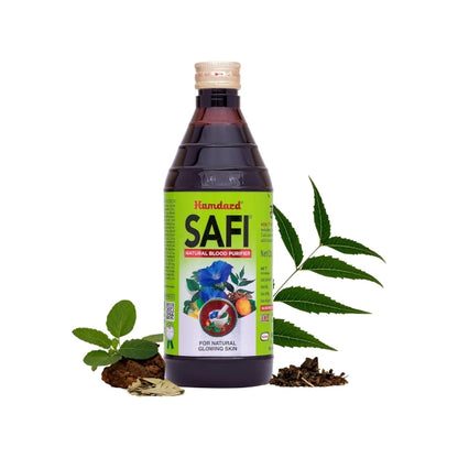 Hamdard Safi Syrup 500 ml for Clear Skin & Detox | Herbal Remedy for Acne & Well-Being