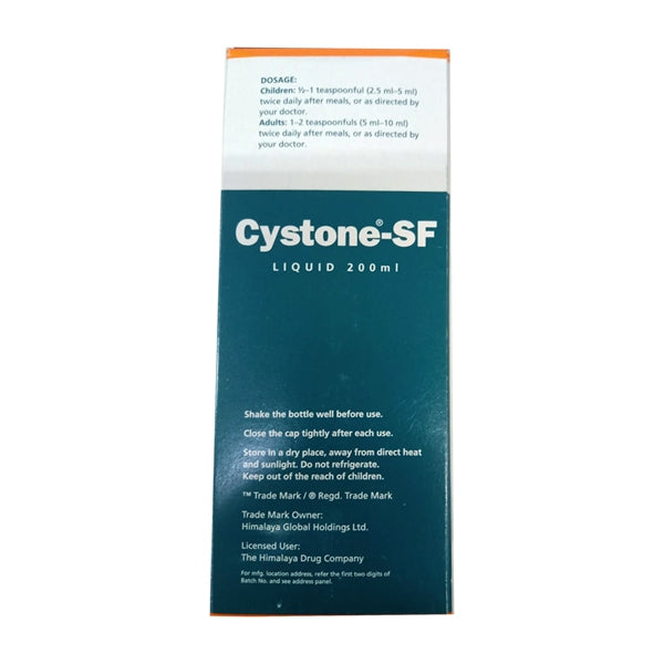 Himalaya Cystone-SF Liquid – Ayurvedic Kidney Support Syrup (200ml) | Indiaista