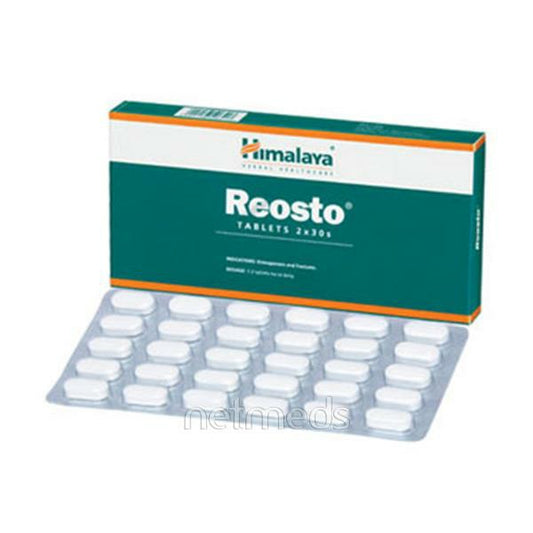 Himalaya Reosto Tablets – Ayurvedic Remedy for Osteoporosis & Bone Health (60 Tablets) | Indiaista