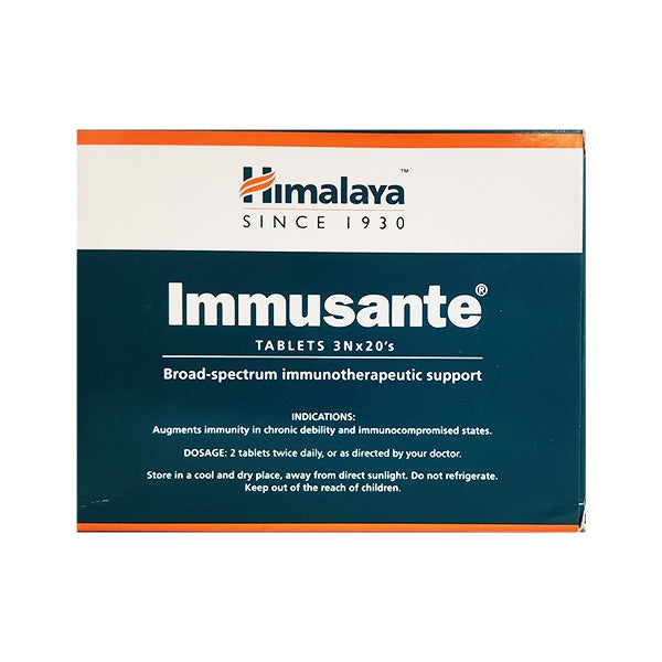 Himalaya Immusante Tablets (Pack of 3 x 20) – Ayurvedic Immunity Booster | Indiaista