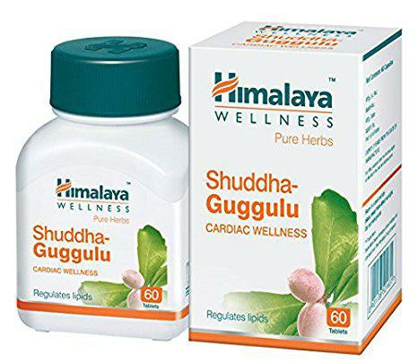 Himalaya Wellness Shuddha Guggulu Tablets – Ayurvedic Herbal Supplement for Cholesterol & Heart Health | Indiaista