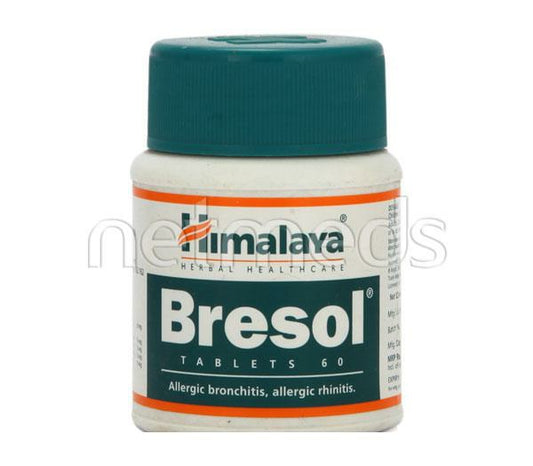 Himalaya Bresol Tablets (60’s) – Ayurvedic Relief for Allergies, Bronchitis & Asthma | Indiaista