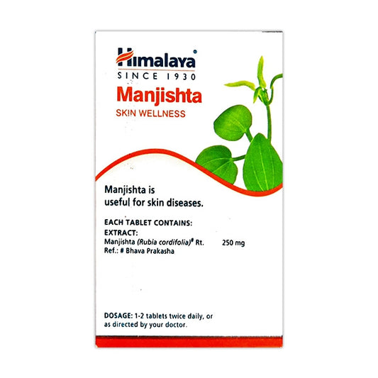 Himalaya Wellness Manjishtha Tablets – 60 Count | Ayurvedic Detox & Skin Care | Indiaista