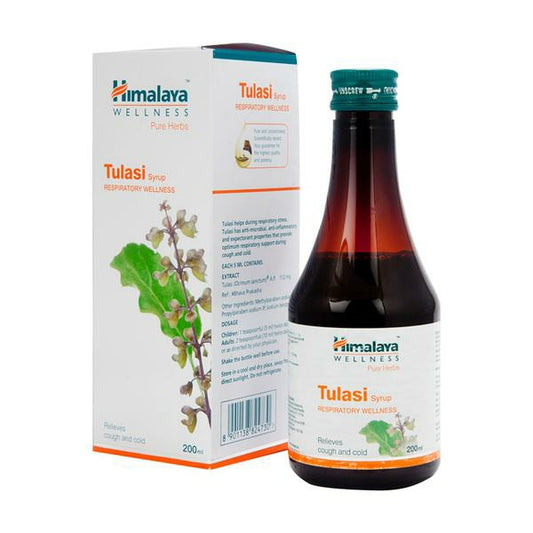 Himalaya Wellness Tulasi Syrup – 200ml | Ayurvedic Cough Relief & Respiratory Support | Indiaista