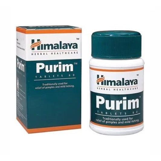 Himalaya Purim Tablet – Ayurvedic Skin Detox & Blood Purifier (60 Tablets) | Indiaista