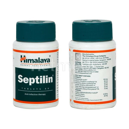 Himalaya Septilin Tablets – Ayurvedic Immunity Booster for Respiratory Health (60 Tablets) | Indiaista