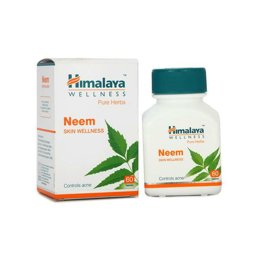 Himalaya Wellness Neem Tablets 60's | Ayurvedic Solution for Skin & Overall Wellness