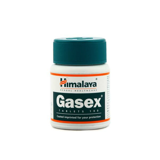 Himalaya Gasex Tablets 100's - Ayurvedic Relief for Gas, Bloating & Indigestion | Natural Digestive Supplement