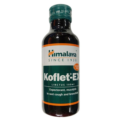 Himalaya Koflet-Ex Linctus 100ml – Herbal Cough Syrup for Cold & Sore Throat Relief | Indiaista