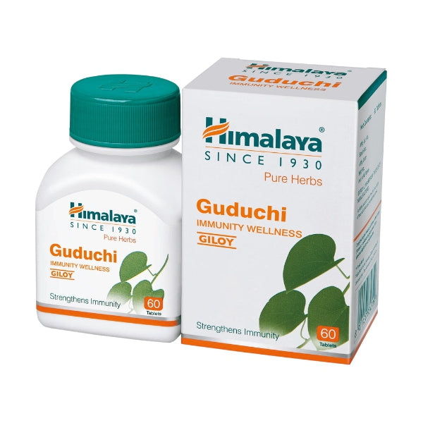 Himalaya Wellness Guduchi Tablets 60's | Boost Immunity & Fight Infections with Ayurvedic Herb