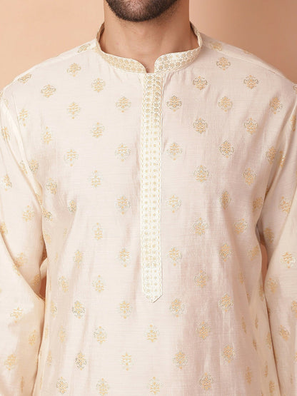 Buy Floral Printed Regular Kurta with Pyjamas for Men - Indiaista