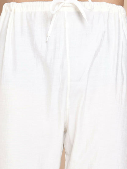 Paisley Chikankari Embroidered Georgette Kurta Set with Pyjamas – Festive Men’s Ethnic Wear