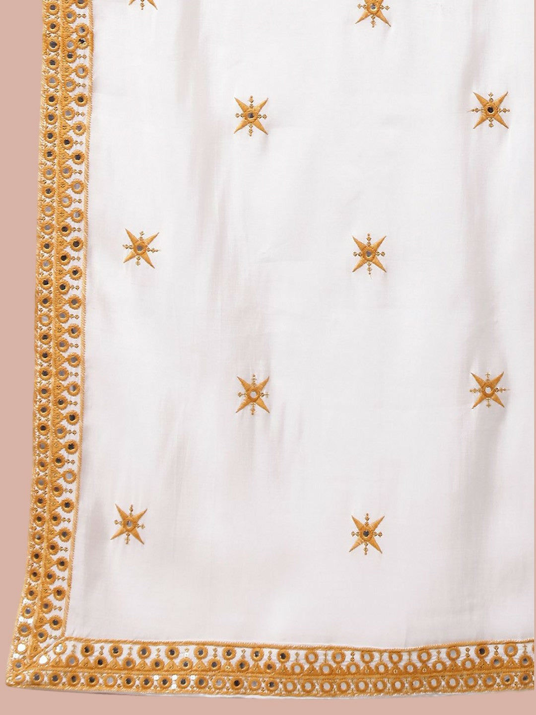 Embroidered Mandarin Collar Long Sleeves Kurta with Salwar & Dupatta – Elegant Festive Ensemble