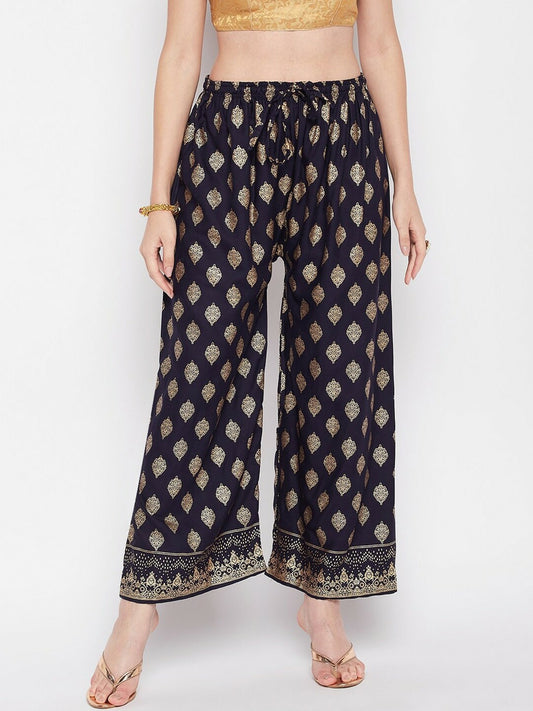 Women's Bohemian Ethnic Printed Harem Pants – Boho Gypsy Peasant Style Palazzos | Indiaista